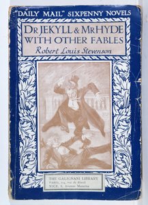 Capa de &39;O Caso Estranho do Dr. Jekyll e Mr. Hyde&39; de Robert Louis Stevenson (1850-94) c.1910 de Edmund Joseph Sullivan