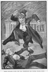 Ilustração para o Dr. Jekyll e o Sr. Hyde por RL Stevenson
