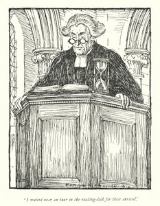 Ilustração para The Vicar of Wakefield de Oliver Goldsmith (litho) de Edmund Joseph Sullivan