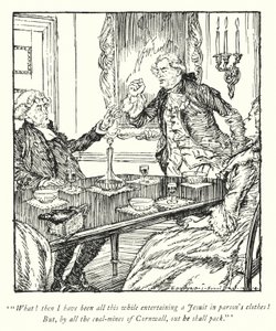 Ilustração para The Vicar of Wakefield de Oliver Goldsmith (litho) de Edmund Joseph Sullivan