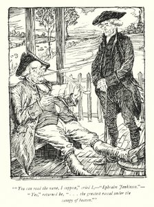 Ilustração para The Vicar of Wakefield de Oliver Goldsmith (litho) de Edmund Joseph Sullivan
