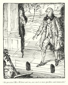 Ilustração para The Vicar of Wakefield de Oliver Goldsmith (litho) de Edmund Joseph Sullivan