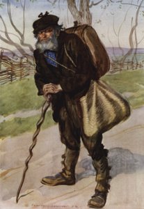 Uma vez eu o vi parado no meio de uma estrada poeirenta de Edmund Joseph Sullivan
