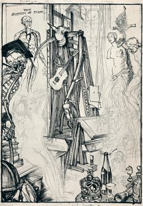 O Cartunista - Estágio IV, c1920 de Edmund Joseph Sullivan