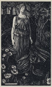 Tennyson, ilustração para um sonho de mulheres justas e outros poemas