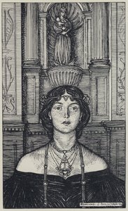 Tennyson, ilustração para um sonho de mulheres justas e outros poemas