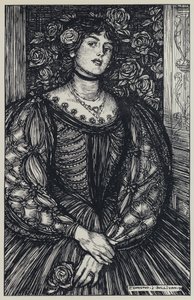 Tennyson, ilustração para um sonho de mulheres justas e outros poemas