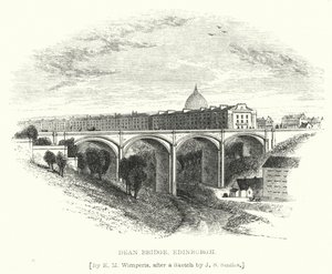 Dean Bridge, Edimburgo (gravura)
