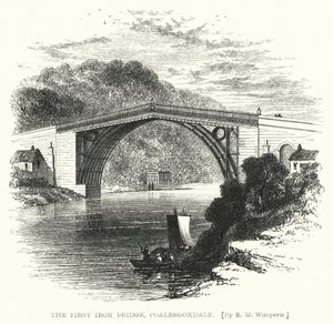 A Primeira Ponte de Ferro, Coalbrookdale (gravura)