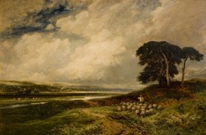 Paisagem com ovelhas, 1899