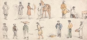 Estudos de Comerciantes e Comerciantes de Edmund Thomas Parris