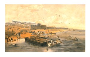 Fortaleza de Yenikale, olhando para o mar de Azoff, 1855.