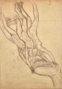 Hyades, c.1914 (lápis sobre papel) de Edoardo de Albertis