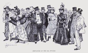 Paris Boémia: Espectadores no Bal Bullier (litografia)