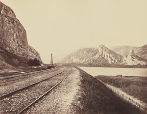 Entrada do desfiladeiro de Donzère de Édouard Baldus