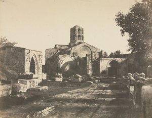 Saint-Honorat, Prés d&39;Arles, 1853. de Édouard Baldus
