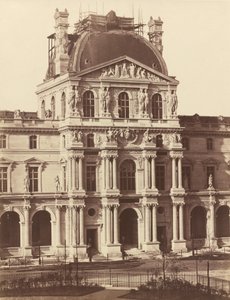Vista do Louvre, 1855-1857. de Édouard Baldus
