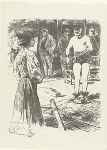 Duas mulheres e homens em público assistem ao wrestler
Lutteurs
L