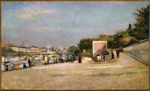 A Pont des Arts e a Pont-Neuf, vistas da margem da Pont des Saints-Pères, cerca de 1880 (óleo sobre tela)
