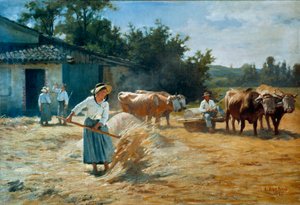 Obras do campo Pintura por Edouard Debat Ponsan (Debat-Ponsan