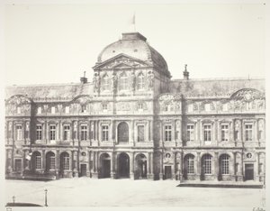 O Louvre: Pavilhão do Relógio de Edouard Denis Baldus