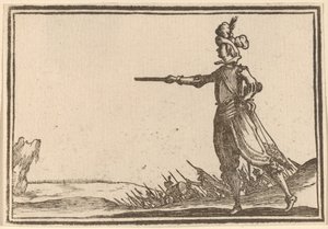 Comandante Militar a Pé de Edouard Eckman after Jacques Callot
