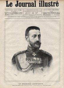 Retrato do Grão-Duque Constantino Nikolaievich da Rússia (Grão-Duque Constantino Nikolaevich da Rússia ou Konstantin Nikolaievich Romanov