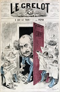 (Cartoon on newspaper censorship) - por Pépin, em "Le Grelot" de 18/02/1877