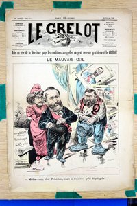 Capa do "Le Grelot", sátira colorida
