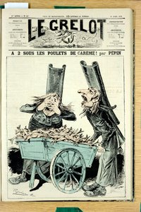 Capa do "Le Grelot", número 367, Satirique en Couleurs de Edouard Guillaumin Pepin