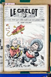 Capa de "The Grelot", Satirique en Couleurs de Edouard Guillaumin Pepin