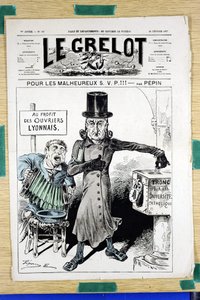 Capa do "The Grelot", número 307, Satirique en Colours