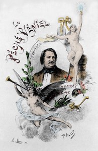 Frontispício de "O pecado veniel" de Honore de Balzac. Ilustração de Paul Avril (1843-1928) de 1901.