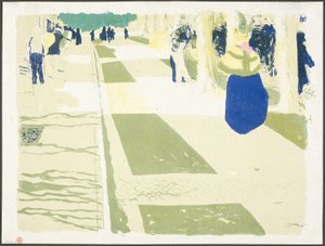 A Avenida, prato dois de Paisagens e Interiores de Édouard Jean Vuillard