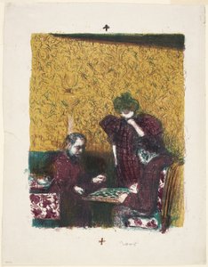 O jogo de damas de Édouard Jean Vuillard