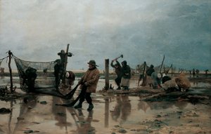 Prendendo as redes, 1885