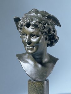 Cabeça de Mercúrio (bronze) de Edouard Lanteri