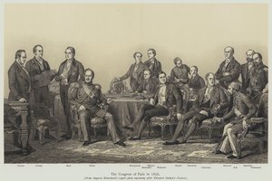 O Congresso de Paris de Edouard Louis Dubufe