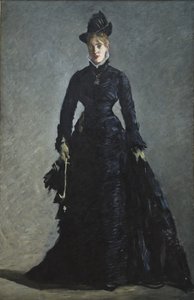 Uma senhora parisiense (óleo sobre tela) de Édouard Manet