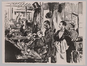No Café de Édouard Manet