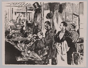 No Café de Édouard Manet