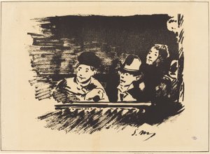 Au Paradis Na Varanda, final do século XIX. de Édouard Manet