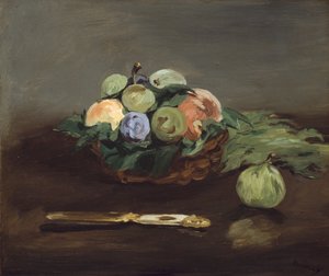 Cesto de fruta de Édouard Manet