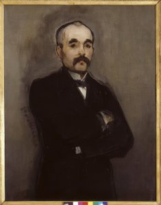 Portrait Clemenceau de Édouard Manet