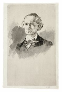 Charles Baudelaire, Full Face III de Édouard Manet