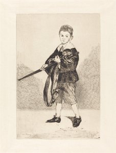 Criança com espada, virada para a esquerda Criança com espada, virada para a esquerda, 1862. de Édouard Manet