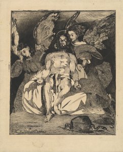 Cristo morto com anjos Cristo aux anges, 18661867. de Édouard Manet