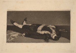 Toureiro morto de Édouard Manet