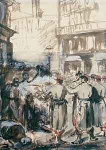 Die Barrikade de Édouard Manet