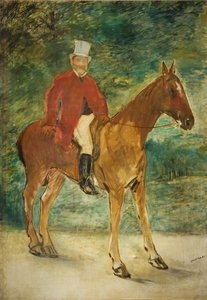 Retrato equestre de Michel Arnaud, 1875. de Édouard Manet